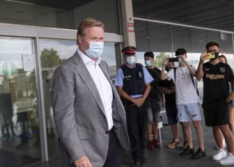 Koeman llega a Barcelona