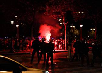 36 detenidos en París por la celebración de la final del PSG