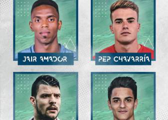 El Zaragoza hace oficiales los fichajes de Jair, Vuckic, Bermejo y Chavarría