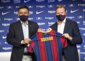 El primer día de Koeman como entrenador