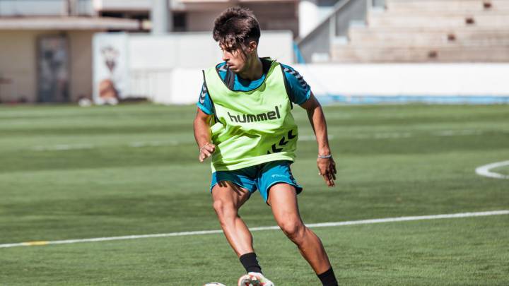 Javi Jiménez, jugador del Albacete.