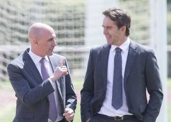 Rubiales vuela a Colonia tras arreglarse con Lopetegui