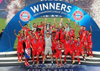 La celebración del sexto trofeo del Bayern en imágenes