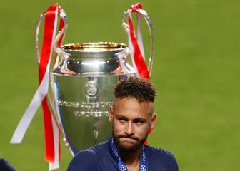 El llanto de Neymar tras caer: 