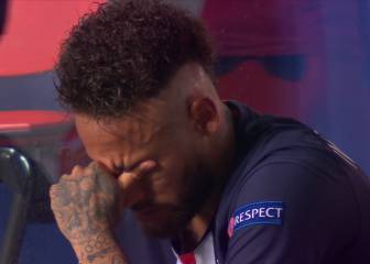 Nunca se la había visto así: Neymar al acabar el partido...