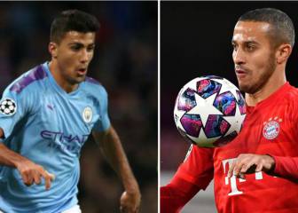 Rodrigo y Thiago, al mando en el once de la Champions