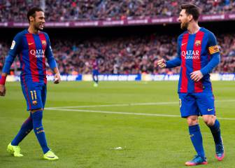 Neymar presiona por Messi