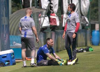 Dani Giménez, primera baja en el Deportivo tras el descenso