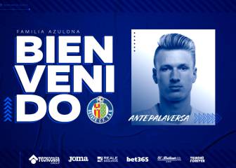 Oficial: Ante Palaversa, cedido al Getafe por una temporada