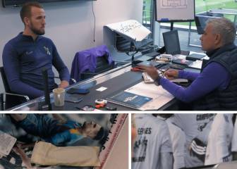 Así es la oficina de Mou en el Tottenham: el Madrid y un autógrafo muy especial