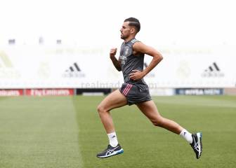 Mariano, Brahim y Ceballos se entrenan al margen del grupo