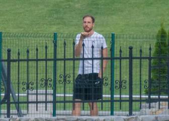 Oblak desconecta de su futuro viendo un partido de Tercera