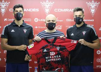 Caballero y Schutte buscan dar lo máximo en el Mirandés
