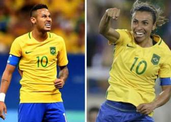 Histórico: Brasil pagará igual a Neymar que a Marta