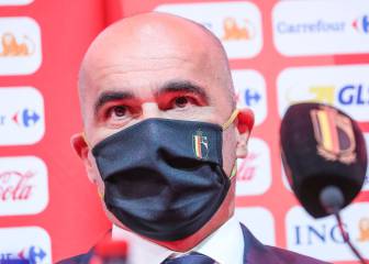 Roberto Martínez, molesto por la errónea publicación de un positivo de Courtois en coronavirus