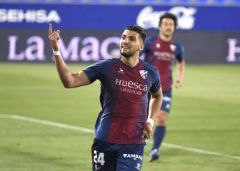 Rafa Mir, máximo goleador de la pretemporada del Huesca