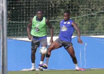 Beauvue, única novedad en la primera sesión del Deportivo