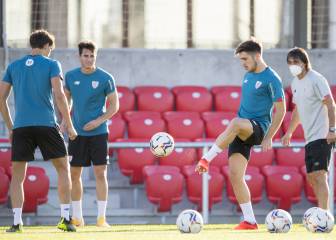 Larrazabal empieza a entrenar tras el largo confinamiento