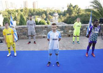 El Málaga presenta sus nuevas camisetas