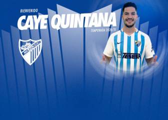 El Málaga hace oficial la llegada de Caye Quintana