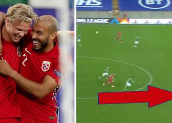 Parece que juegue contra niños: el show bárbaro de Haaland, la carrera en el 1-4 es titánica