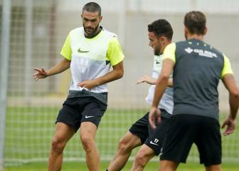 Jorge Molina ya se esta entrenando tras pasar el COVID