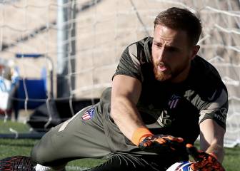 Oblak y Carrasco vuelven a entrenarse con el Atleti