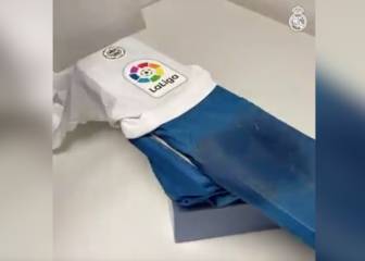 El Madrid presume del parche que llevará por campeón de Liga
