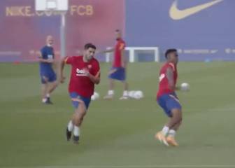 El estado de Luis Suárez desata la tormenta: así corrió en el entrenamiento