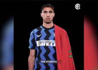 La espectacular presentación en redes de Achraf con el Inter