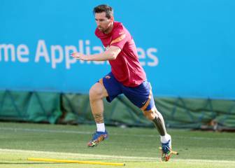 Messi hace más deberes: fue a entrenar en día libre