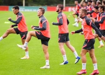 Ensayo en El Molinón sin los decartes y nuevo patrocinador