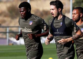 El Atlético volvió a entrenarse; sólo faltaron Costa y Arias