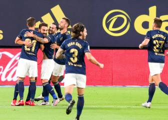 Osasuna amarga el regreso del Cádiz