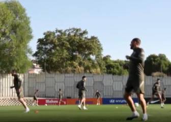 El Atleti continúa trabajando bajo las órdenes del 'Profe' Ortega