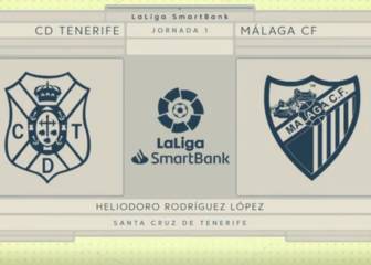 El Tenerife no da opción al Málaga y gana en el Heliodoro