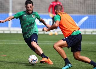 Silva supera el coronavirus y por fin entrena en Zubieta