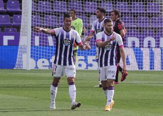 El Real Valladolid tiró más a puerta con menos posesión