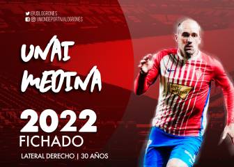 Unai Medina firma con el Logroñés hasta 2022