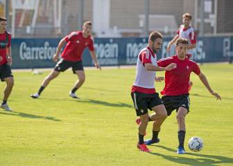 Osasuna continúa preparando su partido ante el Getafe