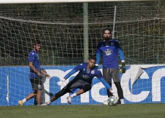 Lucho García se lesiona e inicia en desventaja la lucha por la portería