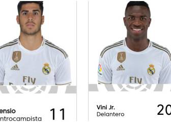 Asensio and Vinicius change squad numbers after Bale exit