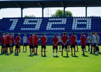 El Real Valladolid implementa los entrenamientos 'a vista de dron'