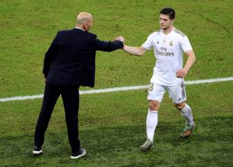 Zidane le recomendó a Jovic una cesión para tener minutos