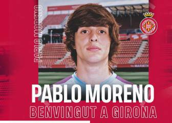 El Girona oficializa la llegada de Pablo Moreno