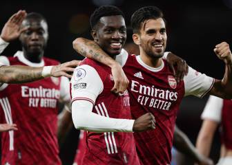 La conexión Ceballos-Nketiah salva el pleno del Arsenal