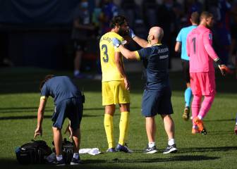 Albiol sufre una fractura nasal