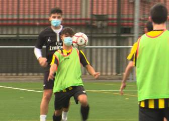 Fútbol con mascarilla: 