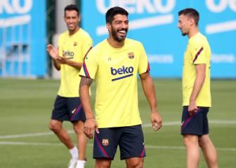 Luis Suárez aún no se ha despedido de sus compañeros ni ha recogido la taquilla