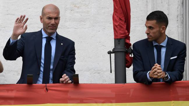 Zidane y Ceballos.